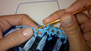 1 Юбка крючком для  девочки Ленточная пряжа Crochet ruffle yarn skirt