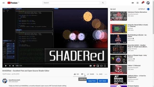 ShaderED -- Excellent Shader Editor Free & Open Source смотреть онлайн
