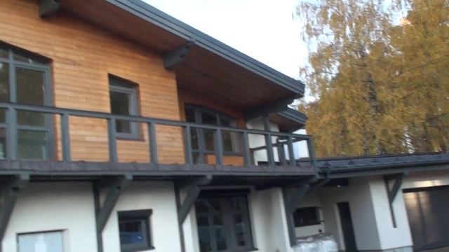 Планкен и мокрый фасад СФТК по пенополистиролу 150мм, осталось доделать цоколь смотреть онлайн