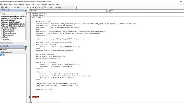 Array in Excel VBA | It is used to calculate Molecular weight of Gas mixture смотреть онлайн