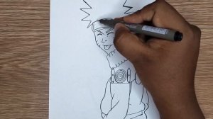 how to draw Naruto Uzumaki step by step || naruto drawing easy || How to draw anime step by step