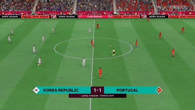 Южная Корея - Португалия/ Группа Н / FIFA World Cap Qatar 2022 / FIFA 23 смотреть онлайн