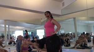 Jill Weiss and Rajashree Choudhury with Uprising Yoga at Bikram Yoga Huntington Beach 2014