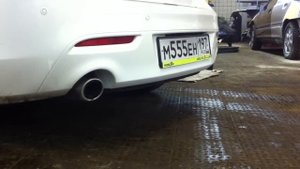 Mazda3 MPS, звук выхлопа до вырезания катализатора