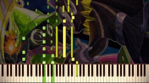 Deltarune - THE WORLD REVOLVING | Piano Tutorial | Synthesia