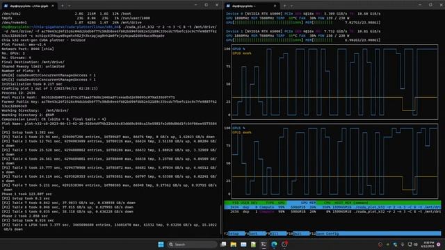 QUAD GPU CHIA PLOTTING  - WHAT WILL HAPPEN?!