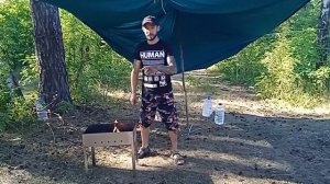 Отпуск2021 часть 1/Отдых в лесу/Ставим палатку/Жизнь на природе/Отдых в палатке/VLOG