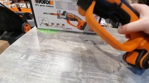 Садовая сабельная пила worx wg894e