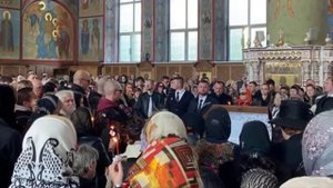 Шокирующие кадры с прощания похорон Вячеслава Зайцева