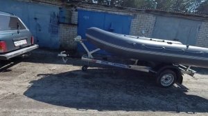 Прицеп для лодки пвх TAVIALS ДОН В3618 . Лодка КАЙМАН 400 .11 мая 2021 г.