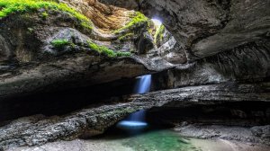 2024 Салтинский Водопад 2я часть Подземный водопад