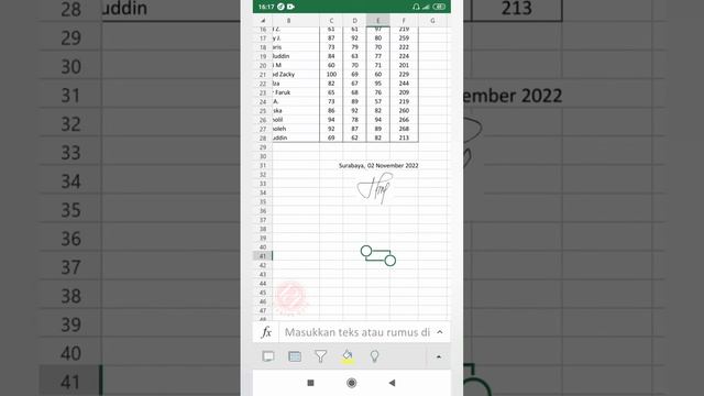 Cepat dan Mudah !! Menambahkan Tanda Tangan di Excel Android смотреть онлайн