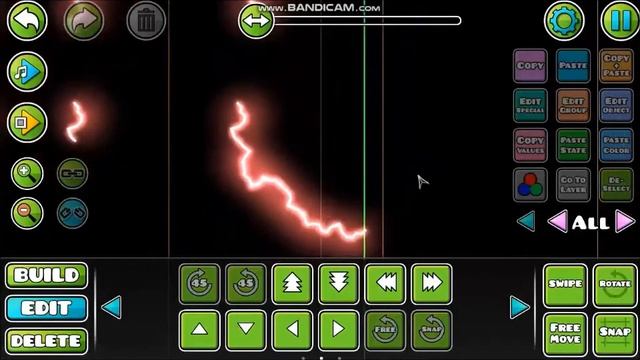 КАК СДЕЛАТЬ ЭФФЕКТ МОЛНИИ | TUTORIAL | GEOMETRY DASH смотреть онлайн