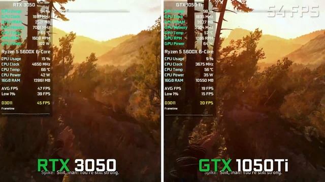RTX 3050 vs GTX 1050 Ti - Test in 8 Games смотреть онлайн