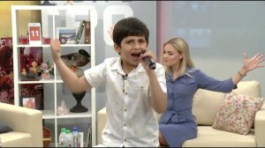 Роберт Багратян. «Still Loving You»/«The Final Countdown». На передаче "Утро Дон 24" 11.06.19. 13y.o