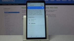 How to Add Bluetooth Device to SAMSUNG Galaxy A01 Core -  Set Up Bluetooth