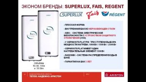 Водонагреватель Superlux NTS 100 V