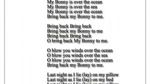 Урок 3.13 Финальная песня My Bonny Is Over The Ocean