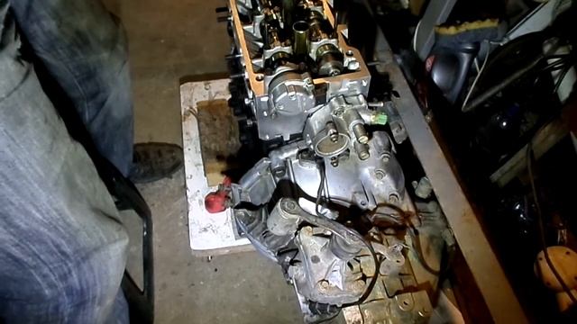 115 . Устанавливаем датчик положения коленвала двигателя Джили МК ( копия двгателя TOYOT A4-FE ) смотреть онлайн