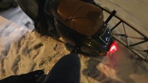 КАК ЗАВЕСТИ СКУТЕР В МОРОЗ! СПОЙЛЕР - НОГОЙ