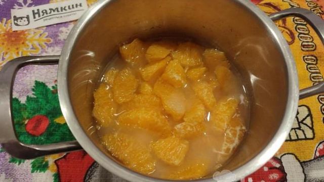 Пропитка для бисквита из мандаринов с сахаром