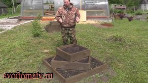 Как изготовить красивую клумбу «Пирамиду»