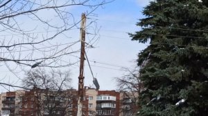 Славянск 31 марта 2023 — Последствия Снегопада.