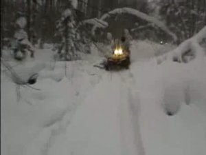 Экстремальное путешествие на снегоходах в окрестностях Красноярска ч.1