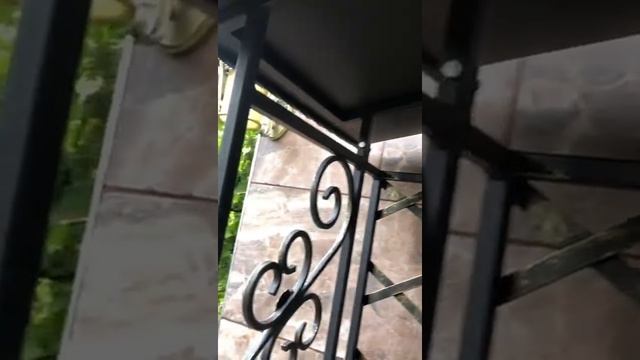 Мангальный комплекс с крышей.