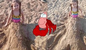 Приключения на пляже .