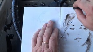 В блокноте сепией  ...