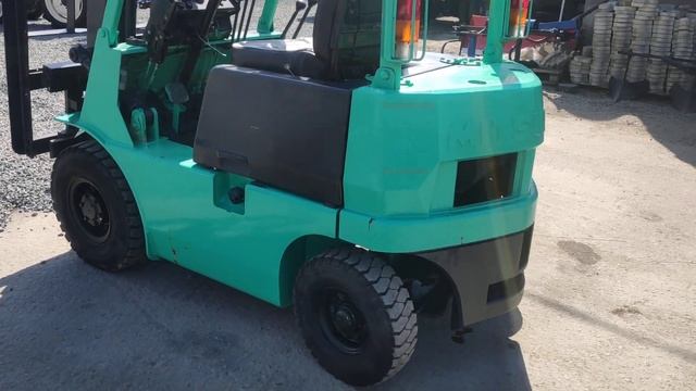 Вилочный погрузчик Mitsubishi FG10 1 тонник смотреть онлайн