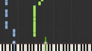Король и Шут - Проклятый старый дом [Synthesia Piano Tutorial]