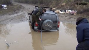 Тест лебедки Electric Winch 12000 на Дастере, или как застрял Вася! Мурманск, 4х4, ПерекатиКольский