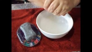 Косметическое мыло с турмалином.