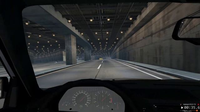 Beam.NG Drive бумер в бетонное разделение? смотреть онлайн