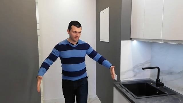 Дизайн и ремонт квартиры в Сочи. #30м2 #румтур смотреть онлайн