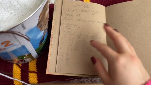 Вязальный влог 01.23. Что связала и где была. Шарф Гриффиндор, Сова Букля спицами. Магия вязания.