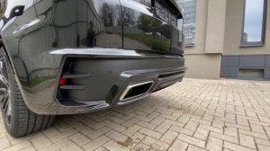 выхлоп Land-Rover Range-Rover Sport Supercharger Ronin Design  2014.  Exhaust sound.