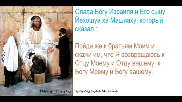 Иосиф Шмуэль об иудаизме, другие религии, пророчество о Мессии, Иисус. Еврейский вопрос. смотреть онлайн