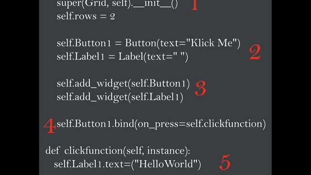 Button click - Python/Kivy Tutorial - How to set up a click event - Kivy tutorial, Python tutorial смотреть онлайн