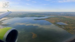 Посадка в Новосибирске (Толмачево), июнь 2024