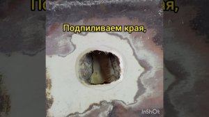 Начало ремонта пластиковой лодки.
