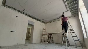 Подвесной потолок своими руками!!!Процесс работы