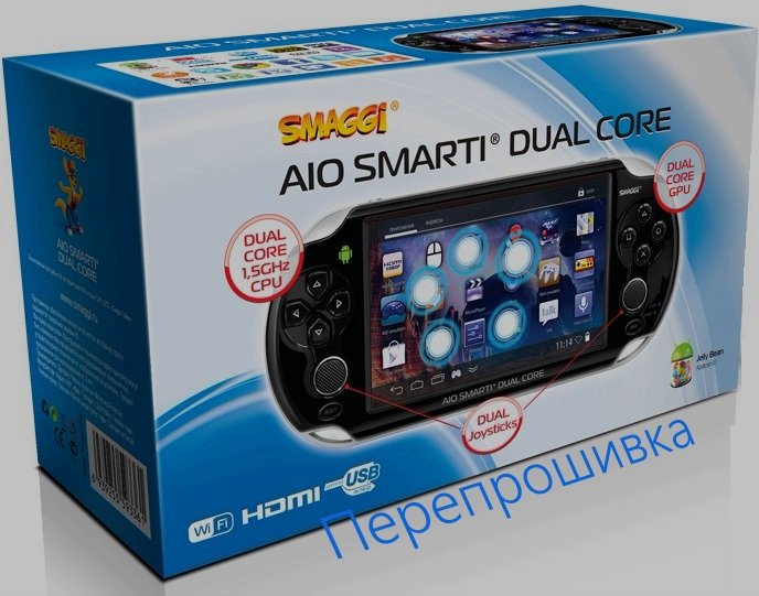 Перепрошивка 5-дюймовой Smaggi aio D550 игровой приставки