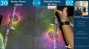 Invitacional Modern, Enero 2018,  Affinity Vs RG Tron