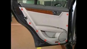 Removing the rear door trim Mercedes-Benz W204 C-Class