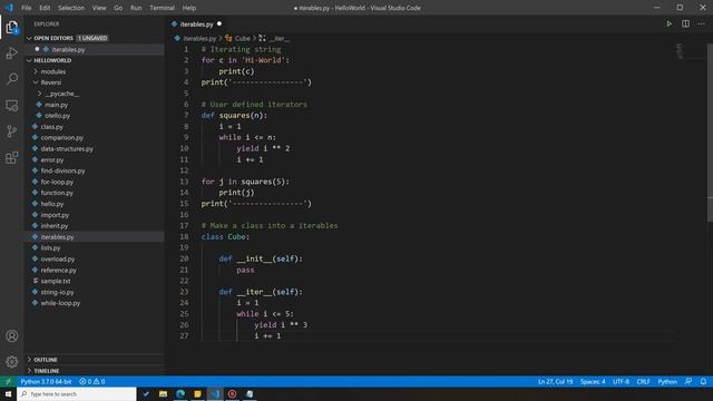 Python Lesson 18: More about Iterations