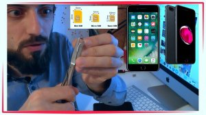 Как обрезать самому нано сим карту nanoSim nano sim дома iphone 7/7 plus/6s/6s plus/6