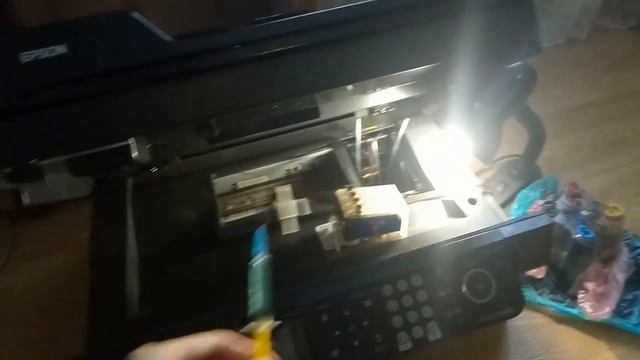 Промывка печатающей головки Epson смотреть онлайн